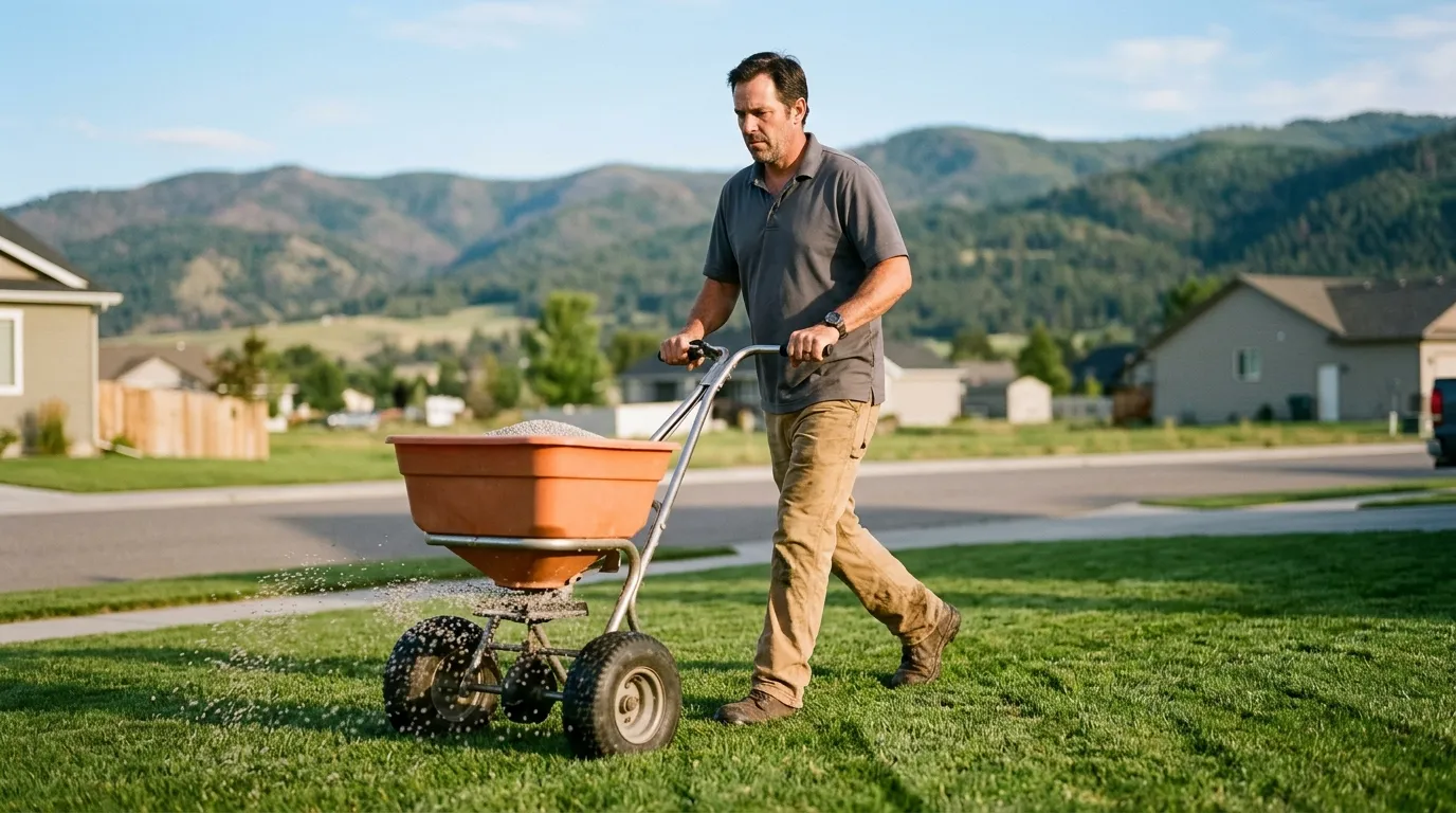Professional lawn fertilization and seasonal turf treatment in Boise